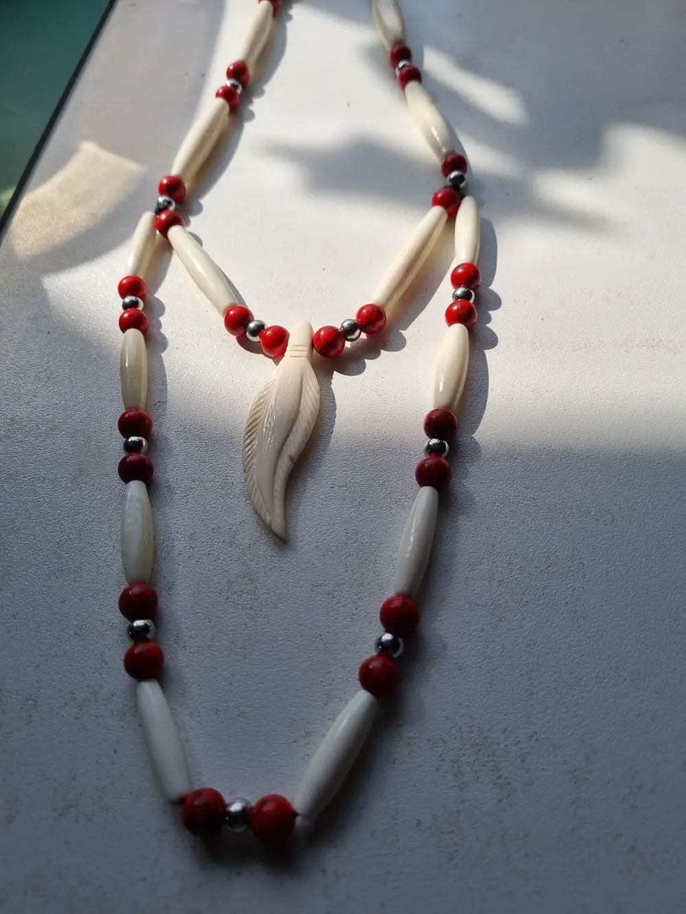 Création Collier double par Etoile Rouge